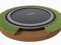 North In Ground Trampoline + Safety Net
